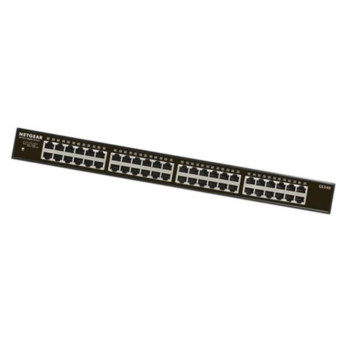 Netgear GS348 Unmanaged Gigabit Ethernet (10/100/1000) 1U Black