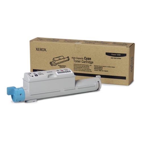 Xerox Cyan High Capacity Toner Cartridge, Phaser 6360