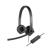 Logitech H570e Binaural Head-band Black headset