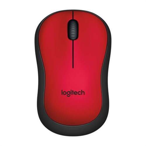 Logitech M220 RF Wireless Optical 1000DPI Ambidextrous Black, Red mice