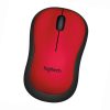 Logitech M220 RF Wireless Optical 1000DPI Ambidextrous Black, Red mice