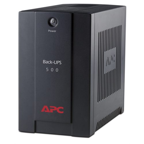 APC Back-UPS Line-Interactive 500VA 3AC outlet(s) Tower Black uninterruptible power supply (UPS)