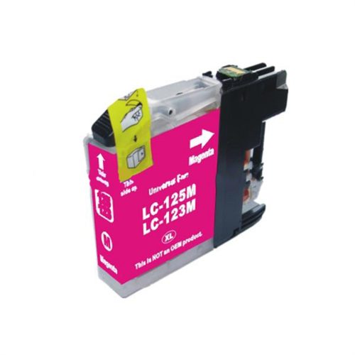 Compatible with Brother LC123M Magenta Stdi Cap Ink Ctg [LC123M ]