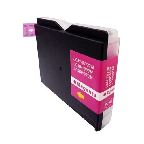 Compatible with Brother MFC240 Magenta Inkjet Ctg LC1000M also for LC970m [LCLC960/LC970/LC1000M ]