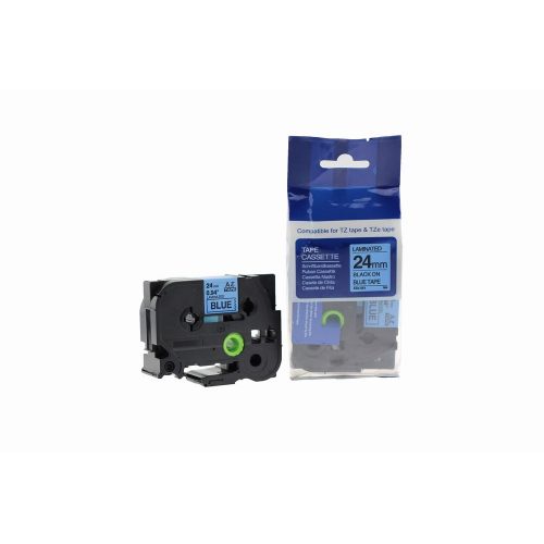 Compatible with Brother P-Touch TZe-551 Label Cassette Black on Blue also for TZ-551