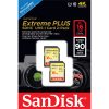 SanDisk 16GB Extreme Plus SDHC UHS-I 2PK