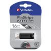 Verbatim PinStripe 16GB 2.0/3.0 (3.1 Gen 1) USB Type-A connector Black USB flash drive