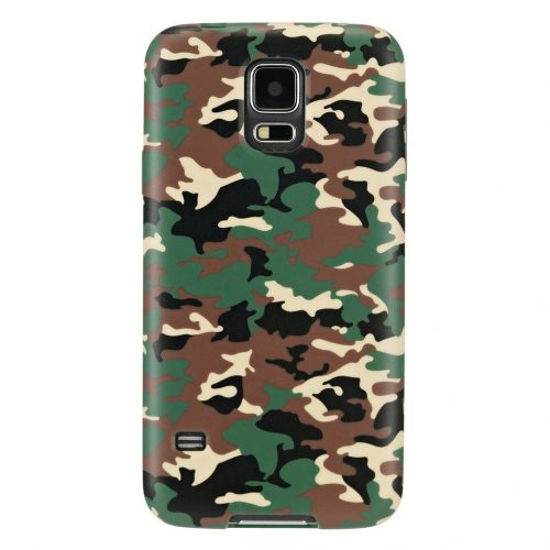 Agent 18 SSg Glxy S5 Flxshld Case-Camo