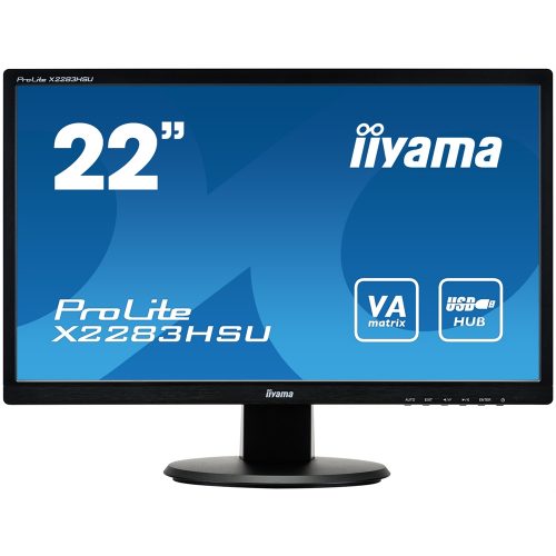 iiyama ProLite X2283HSU-B1DP 21.5 Full HD LED Matt Flat Black computer monitor LED display