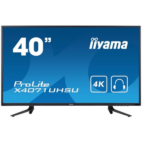 iiyama ProLite X4071UHSU-B1 39.5 4K Ultra HD LED Matt Flat Black computer monitor LED display