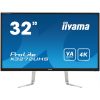 iiyama ProLite X3272UHS-B1 32 4K Ultra HD LED Matt Flat Black, Silver computer monitor LED display