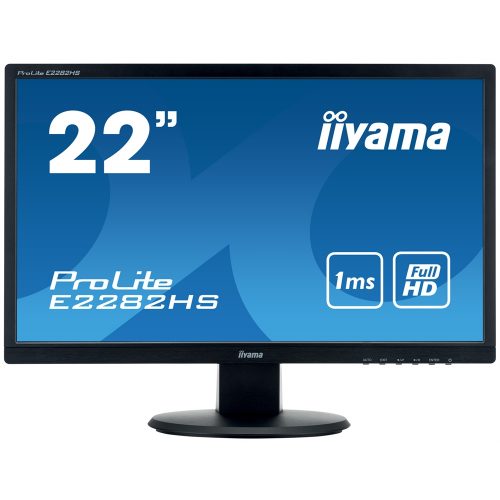 iiyama ProLite E2282HS-B1 21.5 Full HD LED Matt Flat Black computer monitor LED display