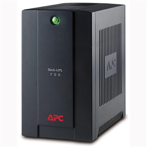 APC Back-UPS Line-Interactive 700VA 4AC outlet(s) Tower Black uninterruptible power supply (UPS)