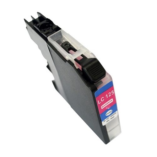 Compatible with Brother LC125M Magenta Hi Cap Ink Ctg [LC125XLM]