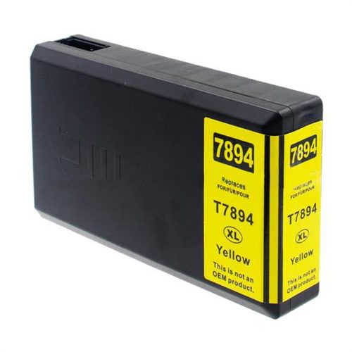 Compatible for Epson T7894XXL Extra Hi Cap Yellow Ink Ctg T789440