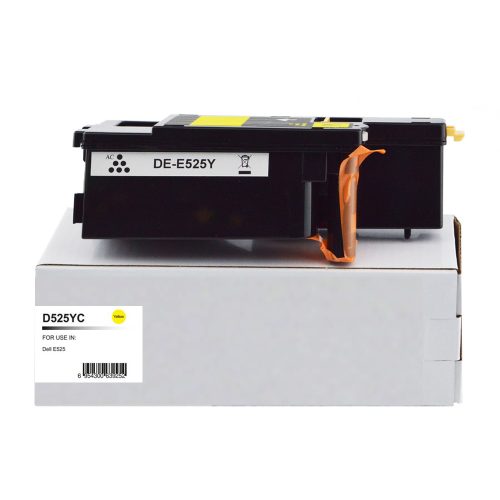 Compatible for Dell E525W Yellow Toner 593-BBLV also for 593-BBJW