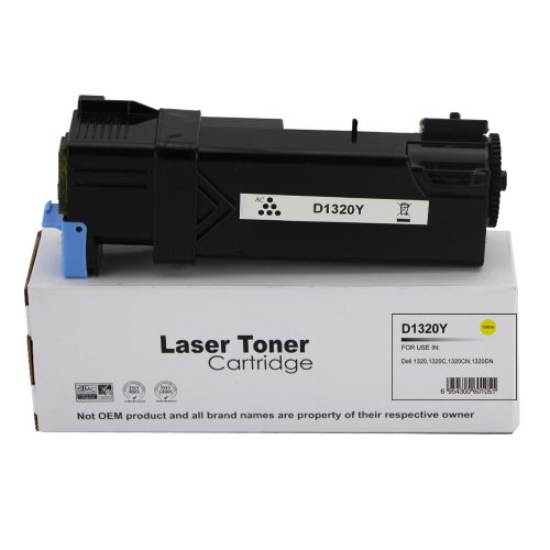Compatible for Dell 1320C Yellow Toner 593-10260 KU054Y
