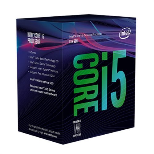 Intel Core ® ™ i5-8400 Processor (9M Cache, up to 4.00 GHz) 2.8GHz 9MB Smart Cache Box processor