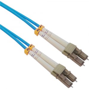 LC-LC 50/125 Duplex Multimode (OM4) Fibre Lead Aqua Blue LC-LC 15m