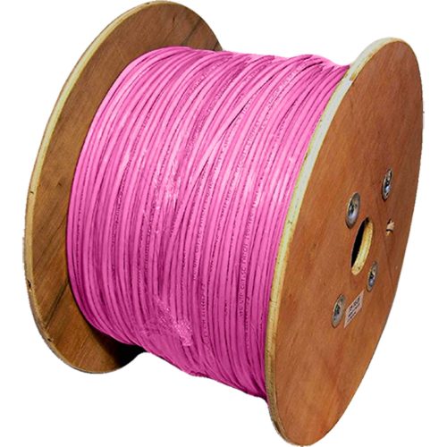 Cat5e U/UTP PVC Stranded Cable 500m Drum Pink