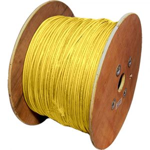 Cat5e U/UTP PVC Stranded Cable 500m Drum Yellow