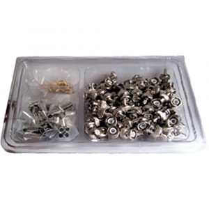 Handy Pack (100) BNC Crimp Plugs Brass Fully Turned RG179