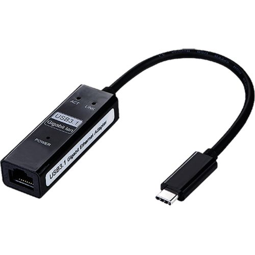 20cm USB3.1c Male - Ethernet RJ45 Female Tailed