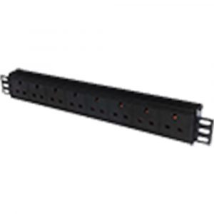 8 Way Horizontal UK + 16 Amp 3m Feed