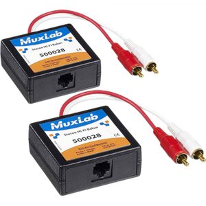 Muxlab Stereo Hi-Fi Balun (RCA) (2Pk)