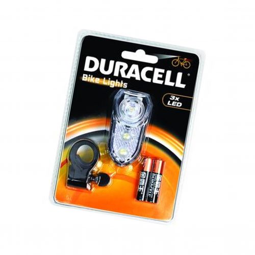 Duracell BIK-F02WDU Bike flashlight Silver flashlight