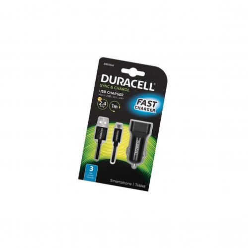 Duracell DR5032A Auto Black mobile device charger