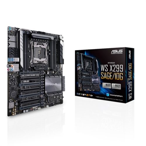 ASUS WS X299 SAGE/10G server/workstation motherboard LGA 2066 (Socket R4) Intel® X299 CEB