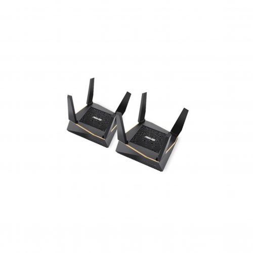 ASUS AiMesh AX6100 wireless router Tri-band (2.4 GHz / 5 GHz / 5 GHz) Gigabit Ethernet Black