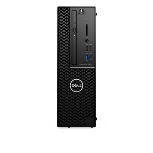 DELL Precision 3431 Intel Xeon E 16 GB DDR4-SDRAM 256 GB SSD Black SFF Workstation