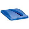 Rubbermaid Slim Jim Lid for Paper Recycling System 518x290x70mm Blue Ref FG2703-88-BLU