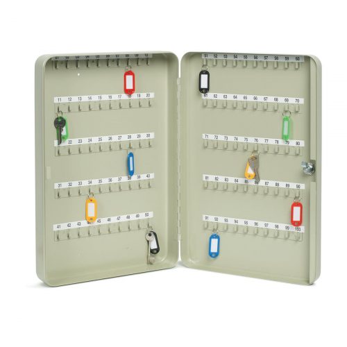 Key Cabinet Steel Lockable With Wall Fixings Holds 100 Key