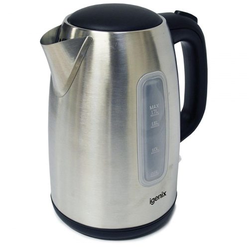 Igenix Kettle Cordless 2200W 1.7 Litre Brushed Stainless Steel