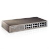 TP-LINK (TL-SF1024D) 24-Port 10/100 Unmanaged Rackmount Switch, Steel Case