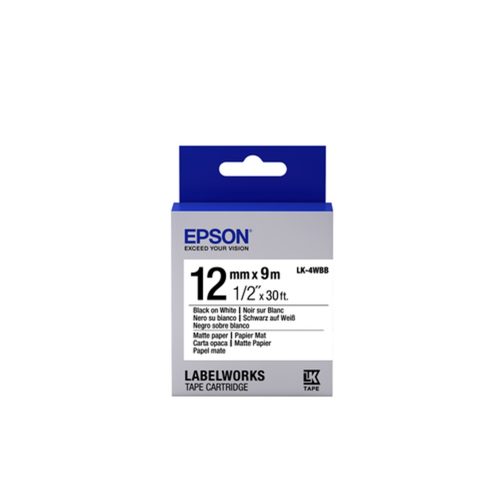 Epson LK-4WBB label-making tape