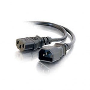 C2G 1.8m 14 AWG power cable Black