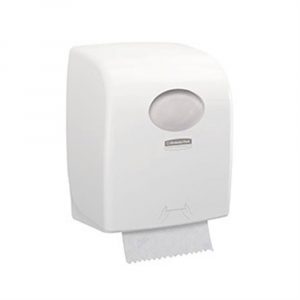 Kimberly Clark AQUARIUS SLIMROLL Rolled Hand Towel Dispenser W297xD192xH324mm Plastic White Ref 7955