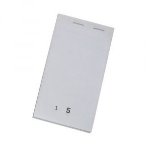 Duplicate Service Pad Numbered 1-50 and Perforated 140x76mm