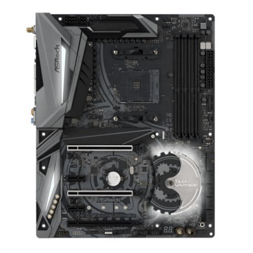 Asrock X470 TAICHI ULTIMATE, AMD X470, AM4, ATX, DDR4, HDMI, SLI/XFire, Wi-Fi, 10GB LAN, RGB Lighting